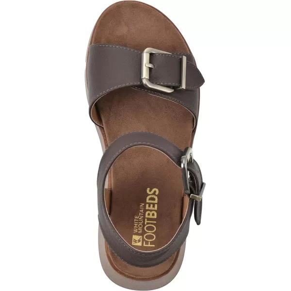 WHITE MOUNTAIN Women's Leftmost Platform Sandal