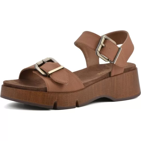 WHITE MOUNTAIN Women's Leftmost Platform Sandal
