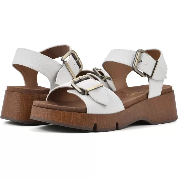 WHITE MOUNTAIN Women's Leftmost Platform Sandal