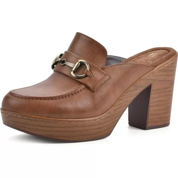 WHITE MOUNTAIN Women's Shoes Canto Block Heel Clog