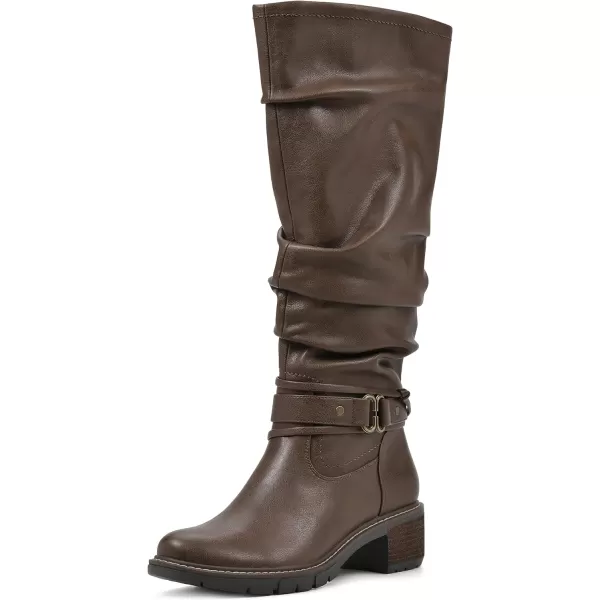 WHITE MOUNTAIN Women's Shoes Crammers Stack-Heeled Tall Boot