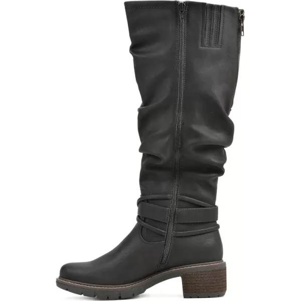 WHITE MOUNTAIN Women's Shoes Crammers Stack-Heeled Tall Boot