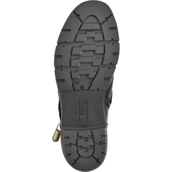 WHITE MOUNTAIN Women's Shoes Crank Block Heel Moto Boot