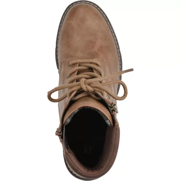 WHITE MOUNTAIN Women's Shoes Crazies Block Heel Combat Boot