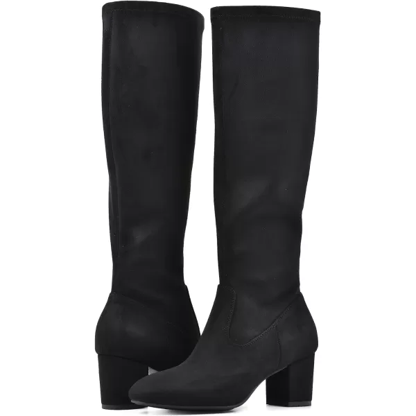 WHITE MOUNTAIN Women's Shoes Freesia Block Heel Tall Boot