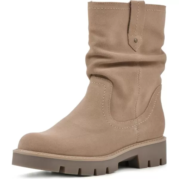 WHITE MOUNTAIN Women's Shoes Glean Lug Sole Mid Calf Boot