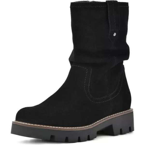 WHITE MOUNTAIN Women's Shoes Glean Lug Sole Mid Calf Boot