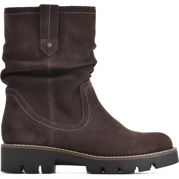 WHITE MOUNTAIN Women's Shoes Glean Lug Sole Mid Calf Boot
