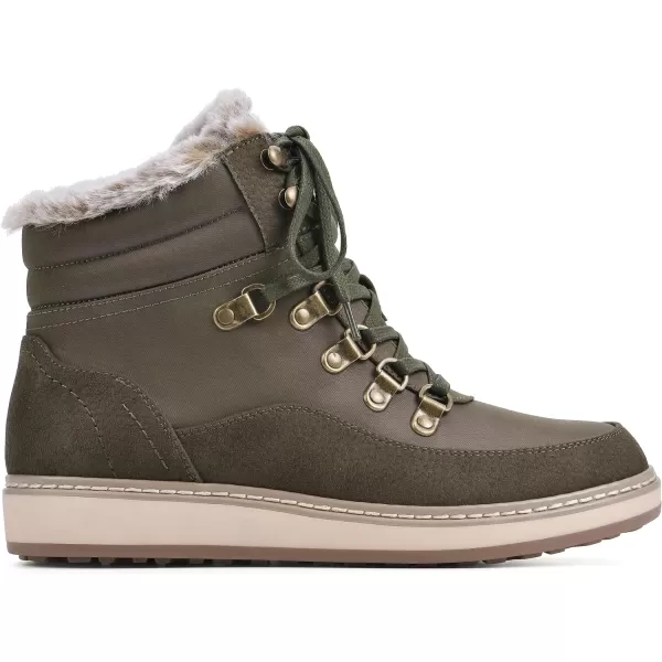 WHITE MOUNTAIN Women's Shoes Tamasha Lace-Up Hiker Bootie