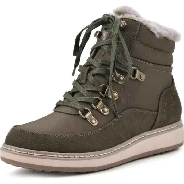 WHITE MOUNTAIN Women's Shoes Tamasha Lace-Up Hiker Bootie