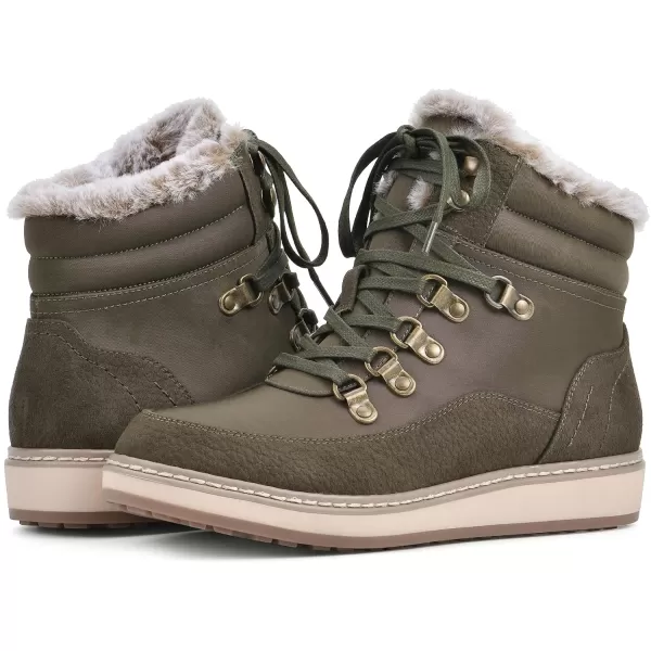 WHITE MOUNTAIN Women's Shoes Tamasha Lace-Up Hiker Bootie