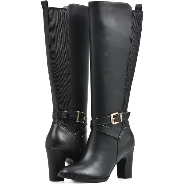 WHITE MOUNTAIN Women's Shoes Teals Block-Heeled Tall Boot