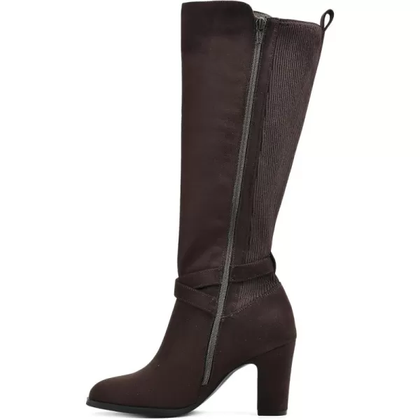 WHITE MOUNTAIN Women's Shoes Teals Block-Heeled Tall Boot