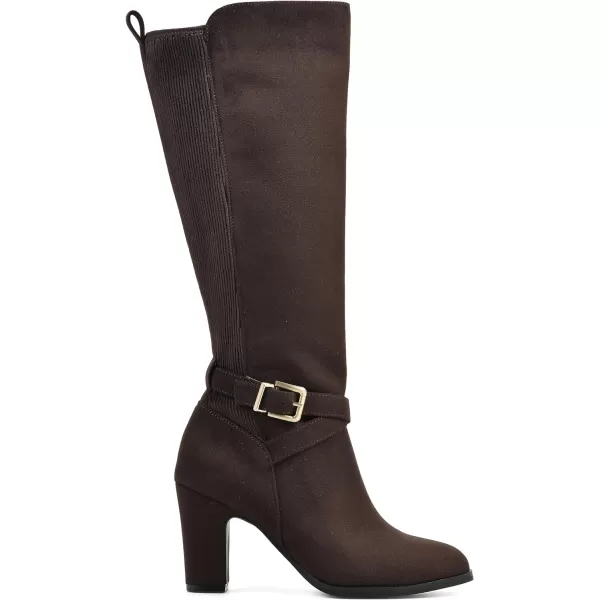 WHITE MOUNTAIN Women's Shoes Teals Block-Heeled Tall Boot