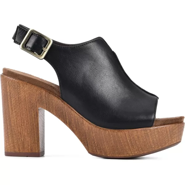 WHITE MOUNTAIN Shoes Alfie Women's Clog Platform Heel