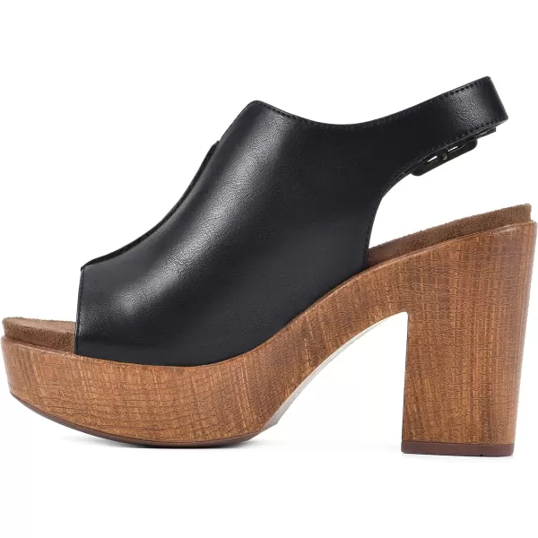 WHITE MOUNTAIN Shoes Alfie Women's Clog Platform Heel