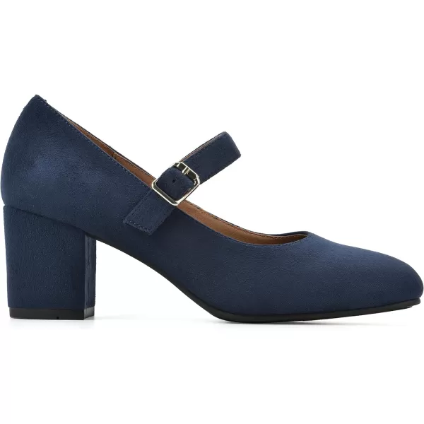 WHITE MOUNTAIN Women's Shoes Frenzies Mary Jane Block Heel