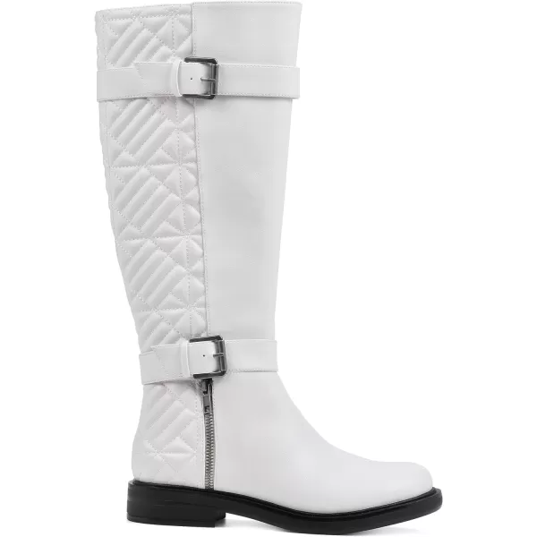 WHITE MOUNTAIN Women's Shoes Madilynn Block-Heeled Tall Boot)