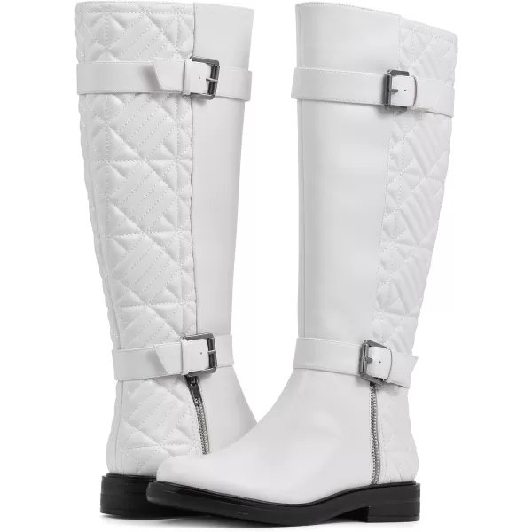 WHITE MOUNTAIN Women's Shoes Madilynn Block-Heeled Tall Boot)