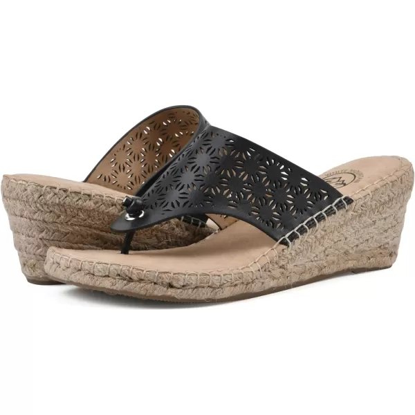 WHITE MOUNTAIN Women's Beaux Espadrille Wedge Sandal