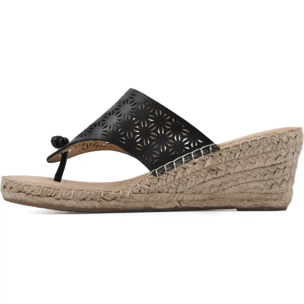 WHITE MOUNTAIN Women's Beaux Espadrille Wedge Sandal
