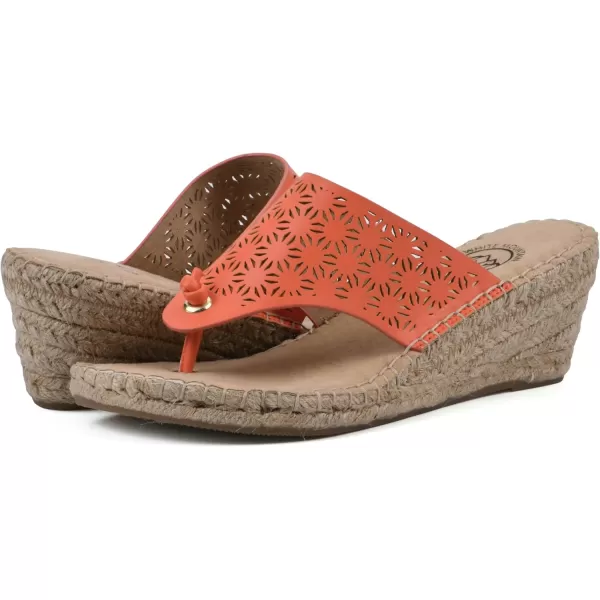 WHITE MOUNTAIN Women's Beaux Espadrille Wedge Sandal