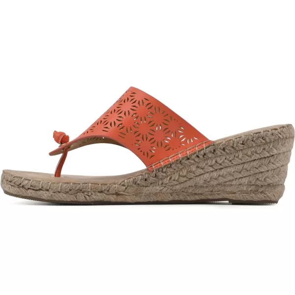 WHITE MOUNTAIN Women's Beaux Espadrille Wedge Sandal