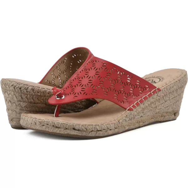 WHITE MOUNTAIN Women's Beaux Espadrille Wedge Sandal