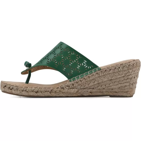 WHITE MOUNTAIN Women's Beaux Espadrille Wedge Sandal