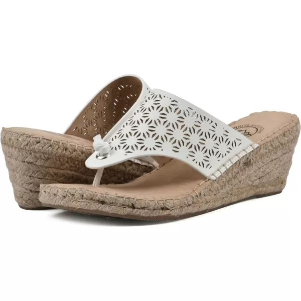 WHITE MOUNTAIN Women's Beaux Espadrille Wedge Sandal