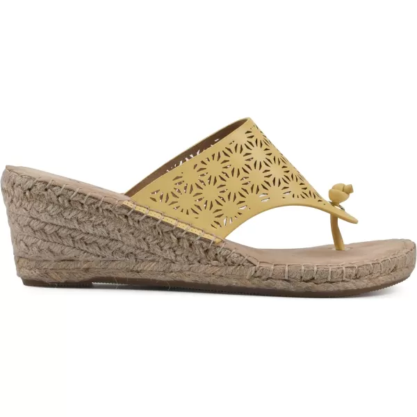 WHITE MOUNTAIN Women's Beaux Espadrille Wedge Sandal