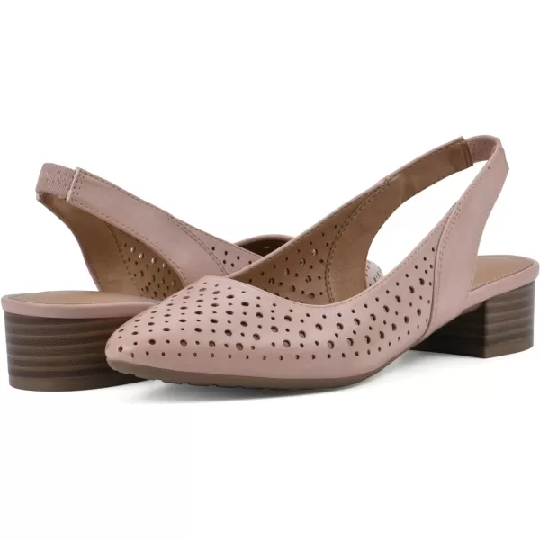 WHITE MOUNTAIN Women's Boronic Low Block Heel