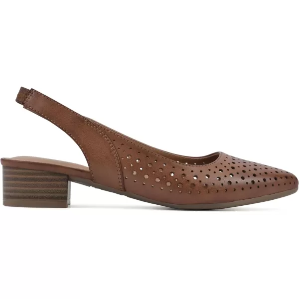 WHITE MOUNTAIN Women's Boronic Low Block Heel