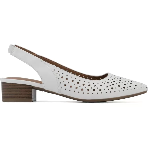 WHITE MOUNTAIN Women's Boronic Low Block Heel