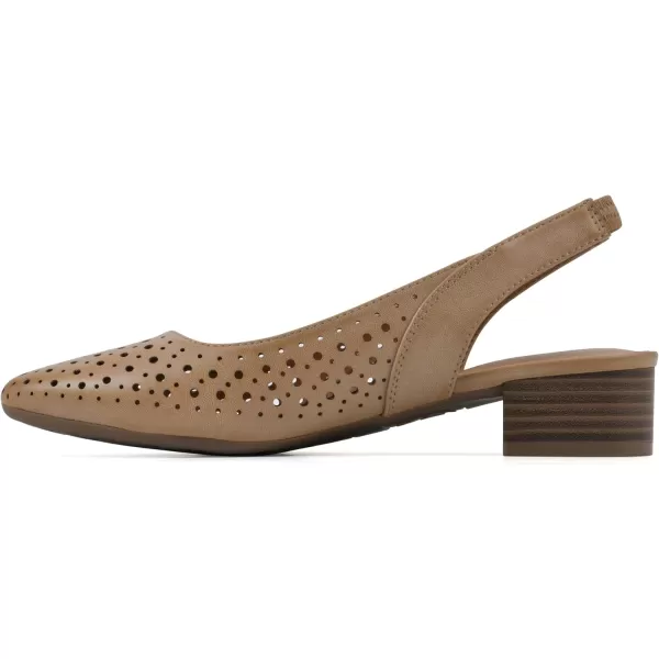 WHITE MOUNTAIN Women's Boronic Low Block Heel