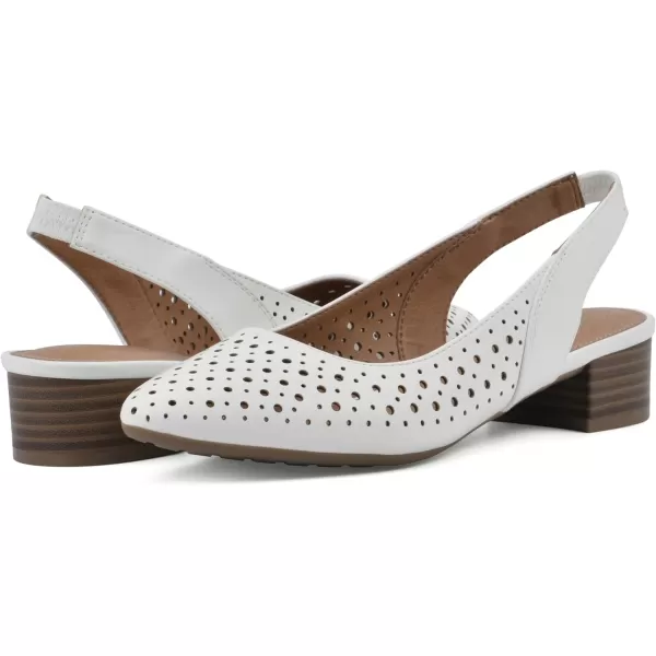 WHITE MOUNTAIN Women's Boronic Low Block Heel