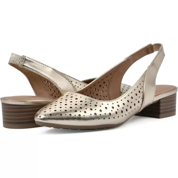 WHITE MOUNTAIN Women's Boronic Low Block Heel