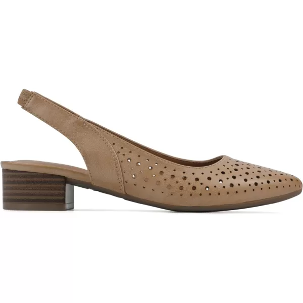WHITE MOUNTAIN Women's Boronic Low Block Heel