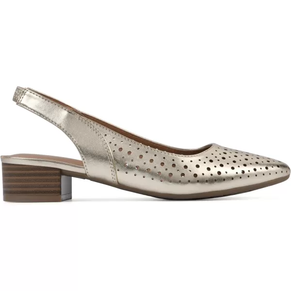 WHITE MOUNTAIN Women's Boronic Low Block Heel