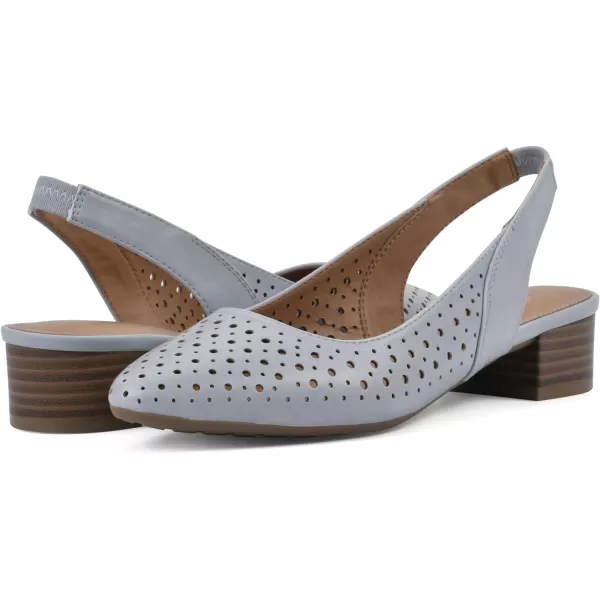 WHITE MOUNTAIN Women's Boronic Low Block Heel