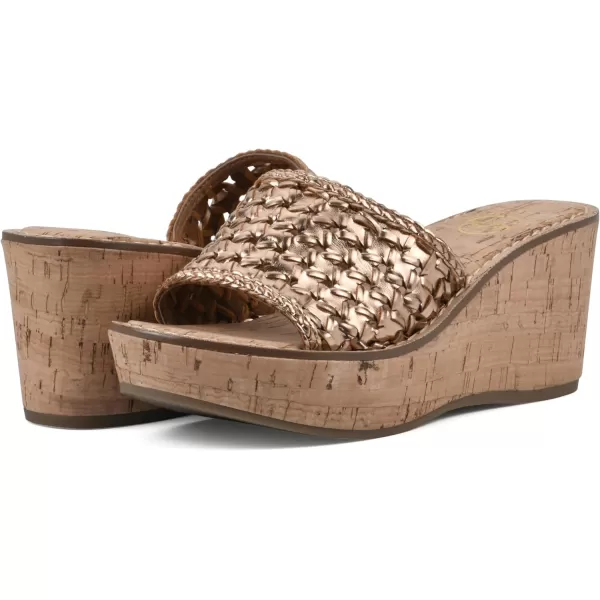 WHITE MOUNTAIN Women's Charges Woven Wedge Sandal