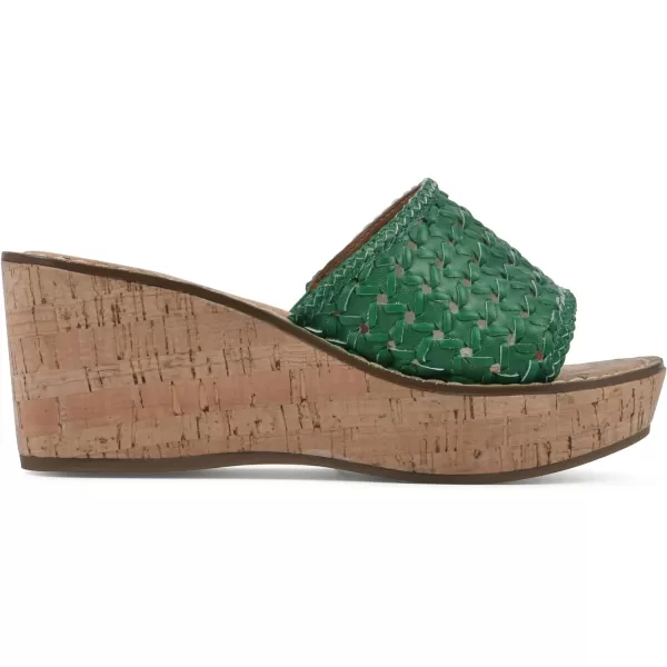 WHITE MOUNTAIN Women's Charges Woven Wedge Sandal
