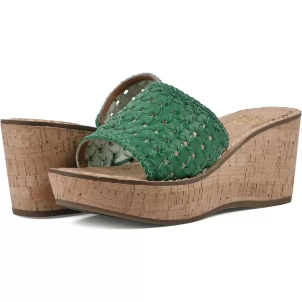 WHITE MOUNTAIN Women's Charges Woven Wedge Sandal