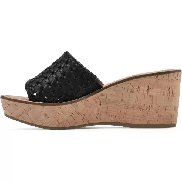 WHITE MOUNTAIN Women's Charges Woven Wedge Sandal