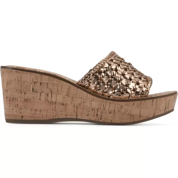 WHITE MOUNTAIN Women's Charges Woven Wedge Sandal