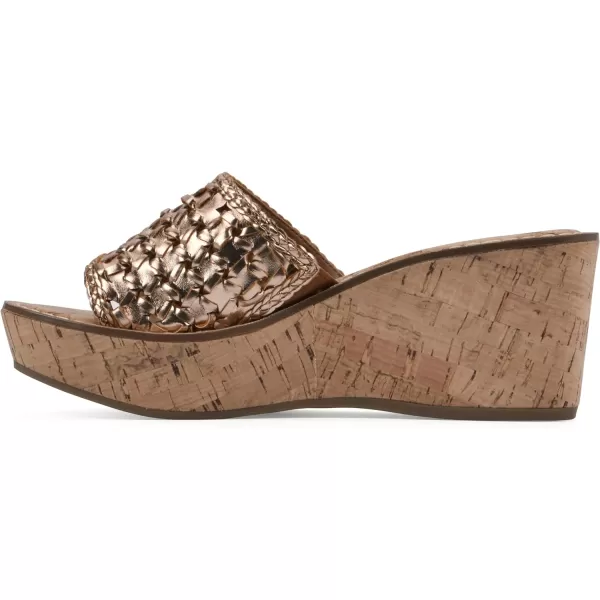 WHITE MOUNTAIN Women's Charges Woven Wedge Sandal