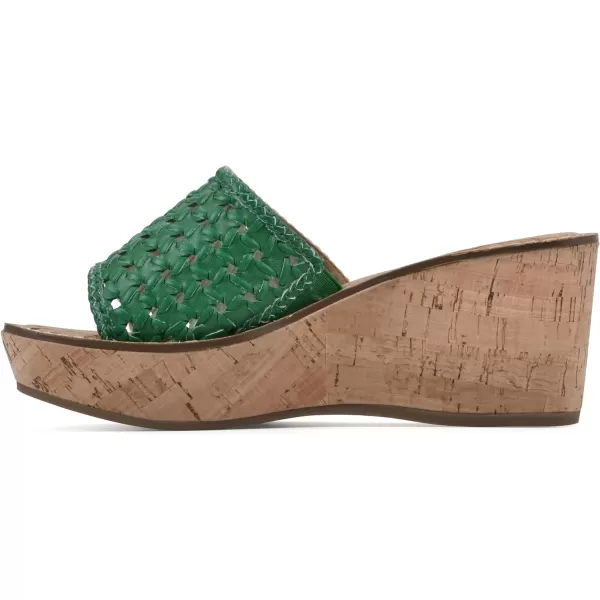 WHITE MOUNTAIN Women's Charges Woven Wedge Sandal
