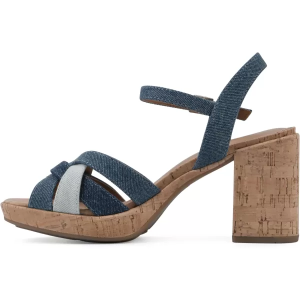 WHITE MOUNTAIN Women's Dubonnet Platform Sandal