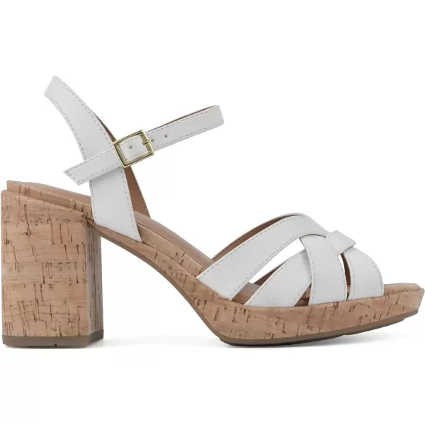 WHITE MOUNTAIN Women's Dubonnet Platform Sandal