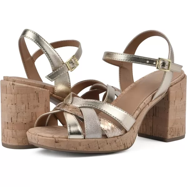 WHITE MOUNTAIN Women's Dubonnet Platform Sandal